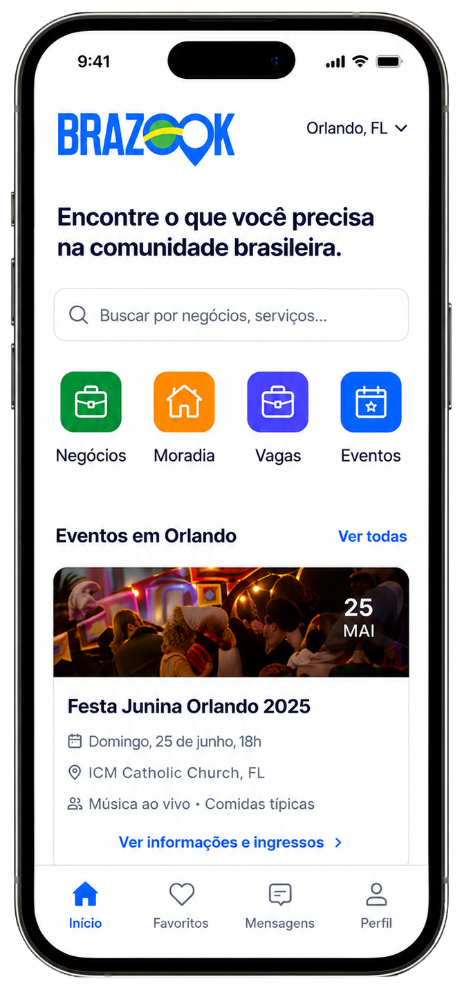 Brazook App Mockup
